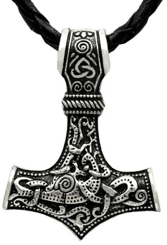 Colier Silver Hammer pentru bărbați THOR MJOLNIR CELTIC