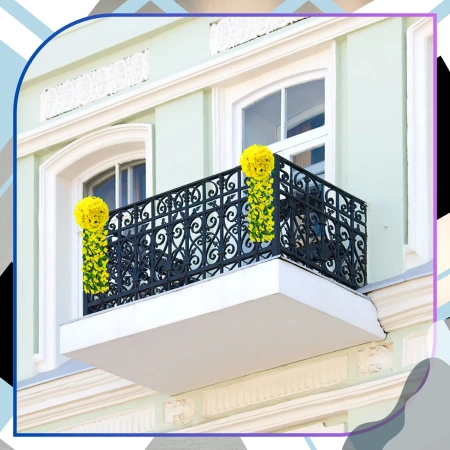 Atarnat flori artificiale galbene iedera cataratoare decorativ 1buc pentru balcon