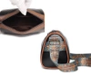 Elegant negru piele femei sac de umăr postbag