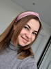 Banda de păr lată cu nod de turban