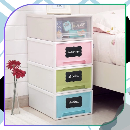 Set de recipiente pentru alimente 4 buc + perie de păr + autocolante