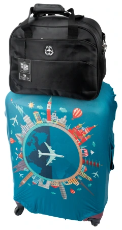 BAD&BAGS geanta de voiaj business pentru bagaj de mana avion neagra