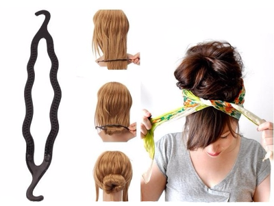 Agrafe, set de 4 piese, pentru a-ti prinde parul intr-un coc vintage HAIRAGAMI
