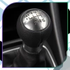 Peugeot 307 308 3008 407 5008 807 buton schimbator piele neagra