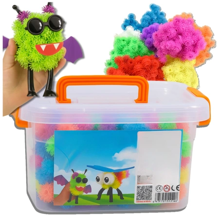 Set mare de capace creative Kolcki cu velcro colorat, 400 buc.