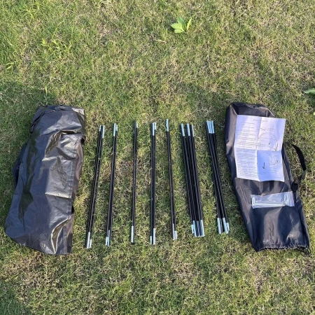 Cort mașină spate 2 persoane impermeabil 3x1,5x2,1m