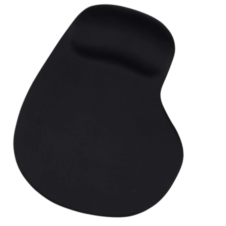 Mouse pad negru ergonomic antiderapant pentru încheietura mâinii