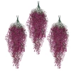Flori artificiale de salcie decorative suspendate, 3 buc, alpinism roz