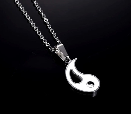 Colier Prietenie Oțel chirurgical Yin Yang BEST FRIENDS