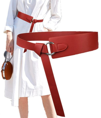 Rochii de dama cu centura la moda Cravata talie larga