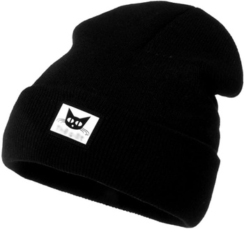 Pălărie de pisică de damă cu dungi calde