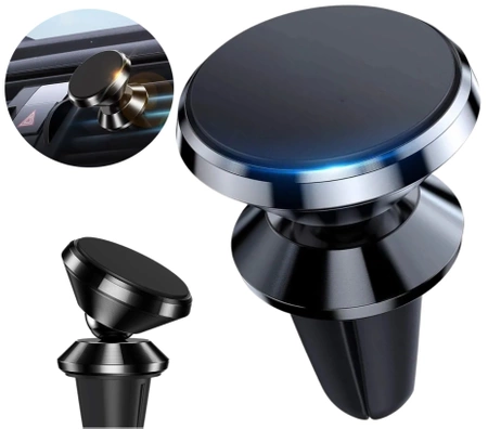 Suport auto magnetic pentru telefon pe grilă universal