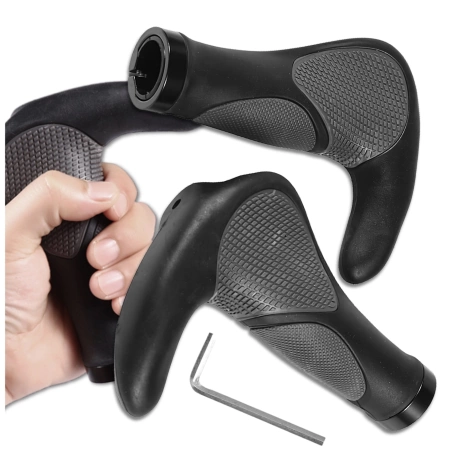 Mânere pentru bicicletă, gripuri ergonomice pentru ghidonul bicicletei, colțuri.