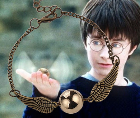 HARRY POTTER Brățară Aripi Snitch de Aur