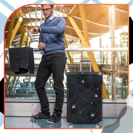 Husă de protecție elastică pentru valiză bagaj de călătorie avioane