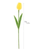Buchet de lalele artificiale din 10 flori decorative galbene