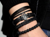Punk set Set bratara din piele PIELE