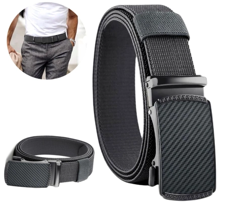 Curea elastică pentru bărbați, cu cataramă automată pentru pantaloni tactici