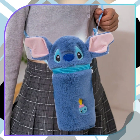 Pluș moale pentru capac pentru sticle termos din desene animate