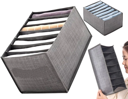 Organizator gri pentru dulap, separator pentru sertarul pentru haine