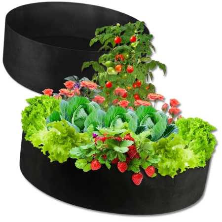 SAC mare de plantare ghiveci rotund 120 x 30 cm