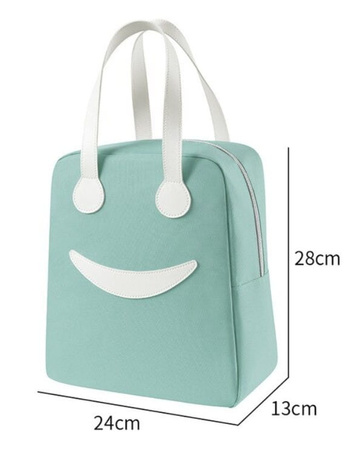 Geanta termica Lunch BOX pentru mancare, menta