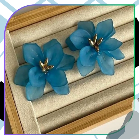 Cercei dama la moda flori boho retro floare