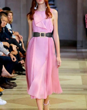 Curea elastică lată de cauciuc cu perle