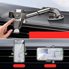 Suport negru telescopic pentru telefon auto