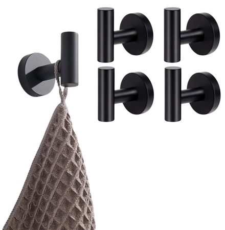 Baie cârlige set 4pcs negru LOFT hol