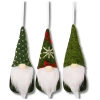 Gnom de Crăciun Moș Crăciun 15 cm Set de agățat Gnome de 3