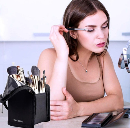 Geanta cosmetica mare pentru pensule, creioane, cutie organizatoare