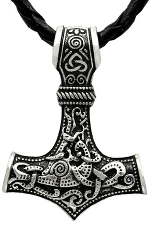 Colier Silver Hammer pentru bărbați THOR MJOLNIR CELTIC