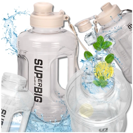 Sticla TRESSARI, sticla sport pentru sala, 1600ml BPA FREE, pentru apa TRITAN