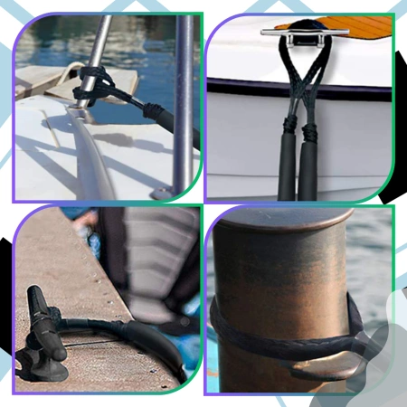 frânghie de ancorare universală de 1000 kg pentru bărci, schiuri, jet-ski-uri de până la 120 cm