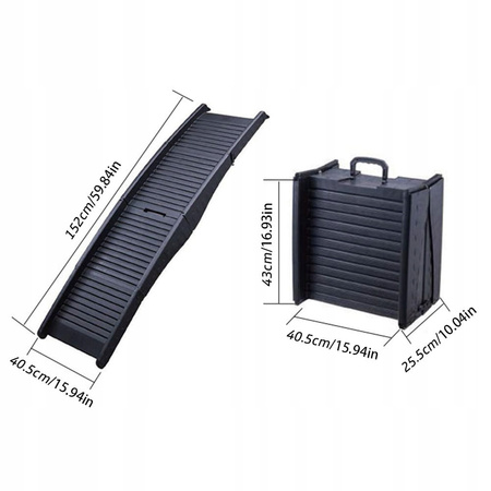 Rampă pentru mașină pentru câini, scară, platformă, scări pentru mașină