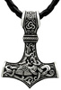 Colier Silver Hammer pentru bărbați THOR MJOLNIR CELTIC