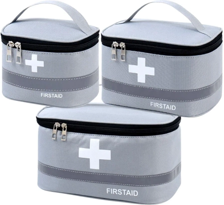 Trusa de prim ajutor, 3 buc, set medicamente, organizator medical de calatorie