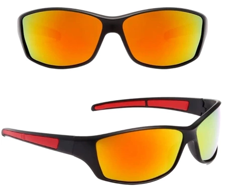 Ochelari sport polarizați pentru conducere, aparate foto SLR roșii universale
