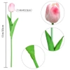 Buchet artificial de lalele roz 10pcs flori decorative
