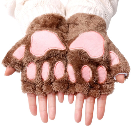 Mănuși de iarnă de damă, mănuși de pluș