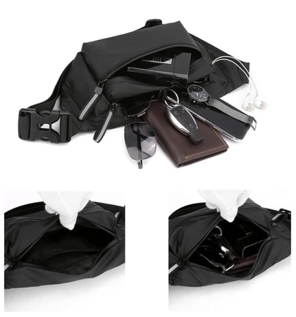 Femeii bărbați impermeabil rinichi șold sport sachet