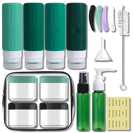 Set de recipiente de călătorie reutilizabile mari de 100 ml