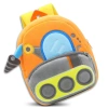 Rucsac de pluș pentru copii, pentru preșcolari, cu fermoar EXCAVATOR