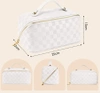 Organizator luminos, elegant din piele ecologică