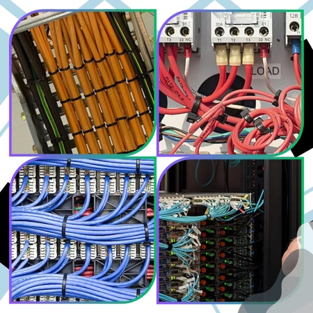 Set complet lanternă LED 6 buc + benzi de strângere 100 buc