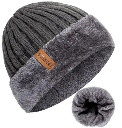 Căciulă unisex izolată de iarnă cu blană
