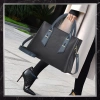 BAD&BAGS geanta de dama din piele neagra shopper clasica