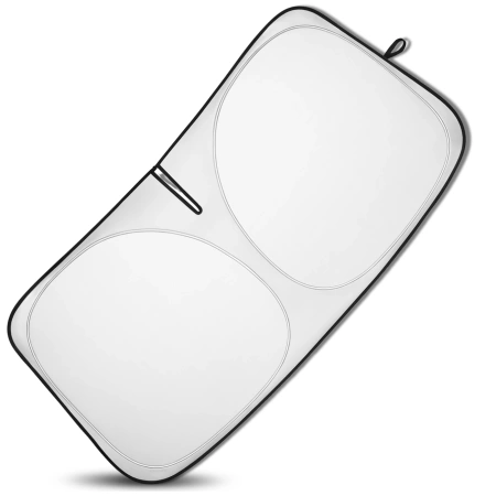 Parasolar pliabil pentru parbrizul mașinii.