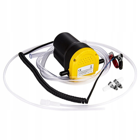 Pompa de ulei portabila 12V, pentru motorina, extractor cu furtun, 60W